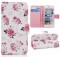 PU Leather Wallet Stand Flip Case with Beautiful Flowers for 4.7" Inch iPhone 6 SKU: MKC-13099
