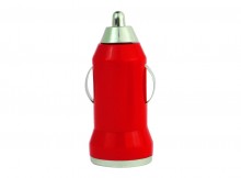 MCH-2888 Mini Bullet USB Car Charger Adaptor - Red