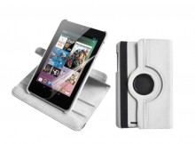 360 Degree Rotating Smart Leather Case Cover for Nexus 7