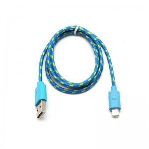 Apple 2M 8-pin to USB  Data Cable - Dark Blue