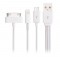 Apple 8-pin/30-pin and mirco USB Data Cable - 3 in 1