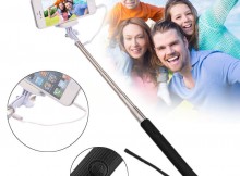 Wholesale Handheld Wired Cable Selfie Stick Monopod Extendable Pole