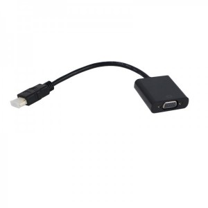Wholesale Newer Black HDMI Input To VGA Adapter Converter For PC Laptop