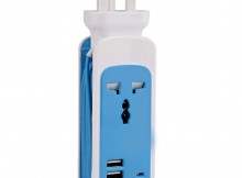 Wholesale 3-in-1 USB Charger UK Power Strip Safety Outlet