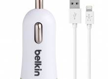 Wholesale Belkin USB 2.1A Car Charger & 1.2m Lightning Cable