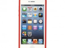 Wholesale For Apple iPhone 5 Slim case with PC Frame & TPU Cover -Red