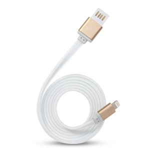 Wholesale 1m Reversible USB 2.0 Flat Data Sync Charge Cable for iPhone 5/6