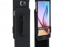 Shockproof Fall Preventing Protective Case Cover with Clip Stand Holder for Samsung S6