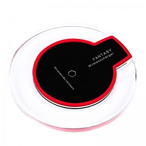 Wholesale Crystal Slim Thin Wireless Charge Pad Plate Transmitter