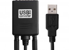Wholesale USB 2.0 to Serial RS232 DB9 9Pin Adapter Converter Cable Windows Win 7