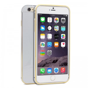 Wholesale Ultra-thin Aluminum Metal Bumper Case with Removable Back Cover for iPhone 6 Plus 